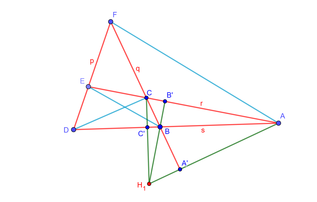 Cuadrilátero Completo Aplicación Teorema 1