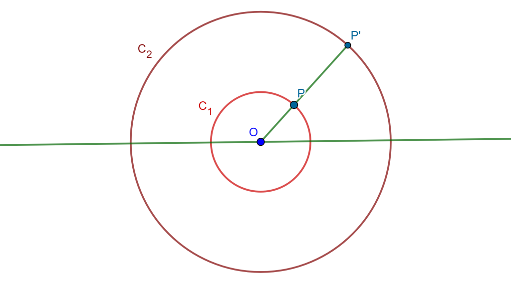 Inversión de un Teorema
Circunferencia de antisimilitud 
Caso 3

